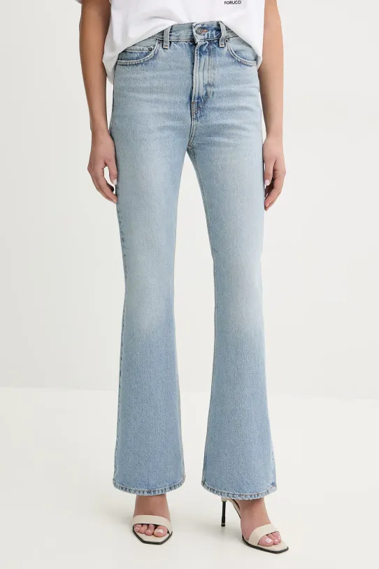 Džíny Fiorucci Faded Heart Pocket Flared Jeans modrá U02SPDJE075DN01DN01