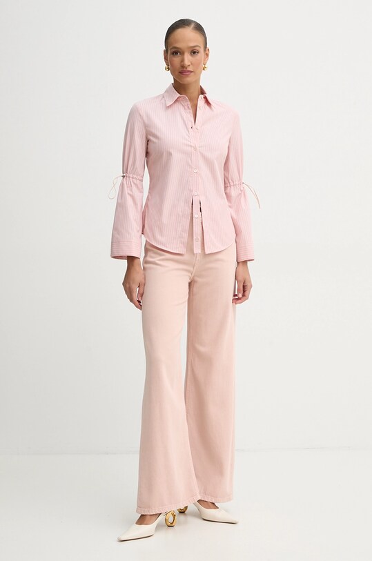 Guess jeansy BELLFLOWER W5RA82.WFD53 pomarańczowy SS25