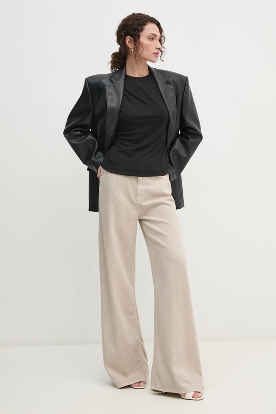 Džíny Guess BELLFLOWER W5RA82.WFD53 béžová SS25