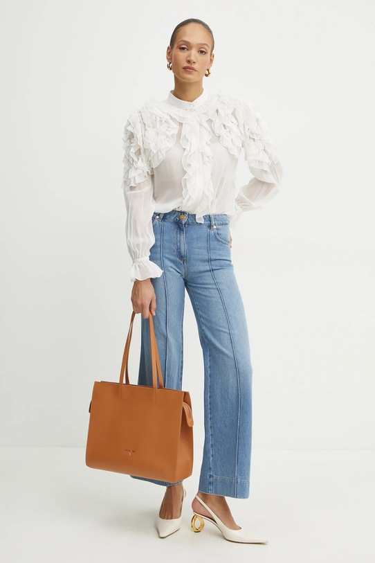 Джинсы Luisa Spagnoli 541772 голубой SS25