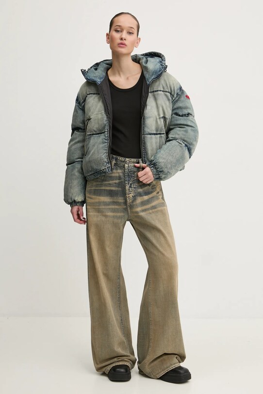 Diesel jeansy 1996 D-SIRE L.32 TROUSERS A06925.09L49 zielony SS25