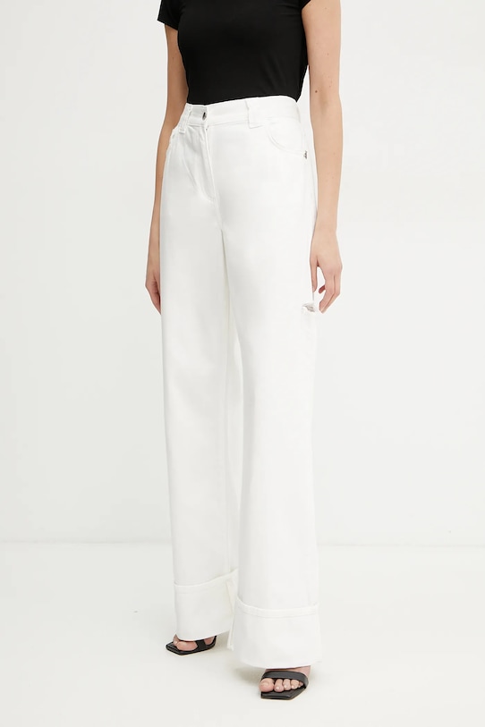Patrizia Pepe jeansy Planet friendly biały 2P1690.D107