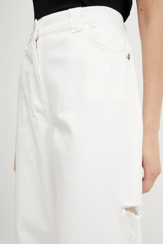 Odzież Patrizia Pepe jeansy 2P1690.D107 biały