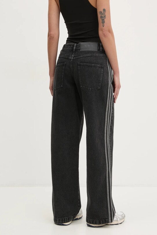 Odzież adidas Originals jeansy bawełniane DENIM 3S PANT JD3109 czarny