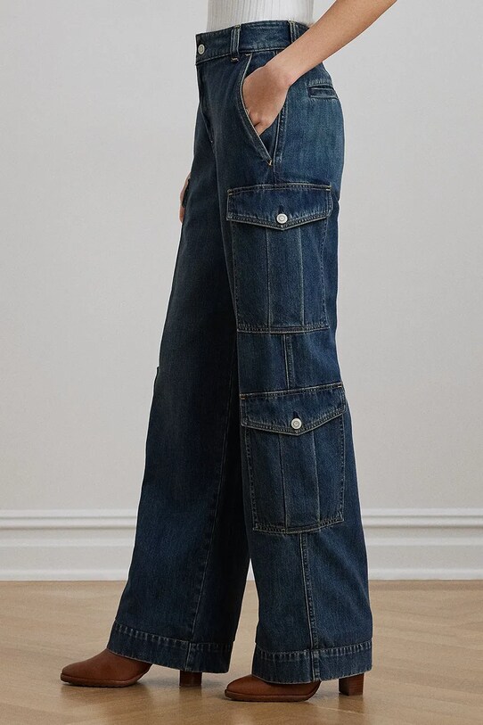 Odzież Lauren Ralph Lauren jeansy 200963880 niebieski