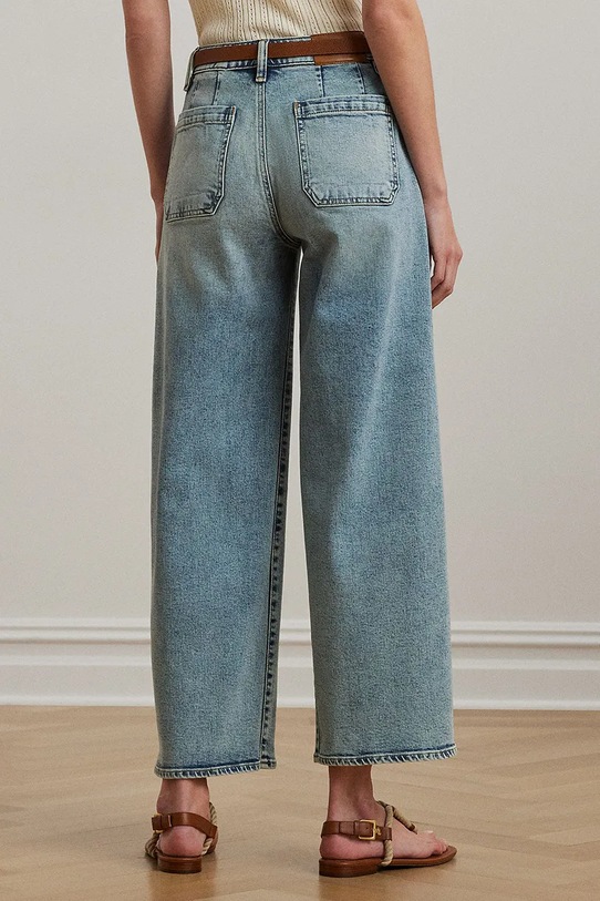 Bombažne kavbojke Lauren Ralph Lauren modra 200968920