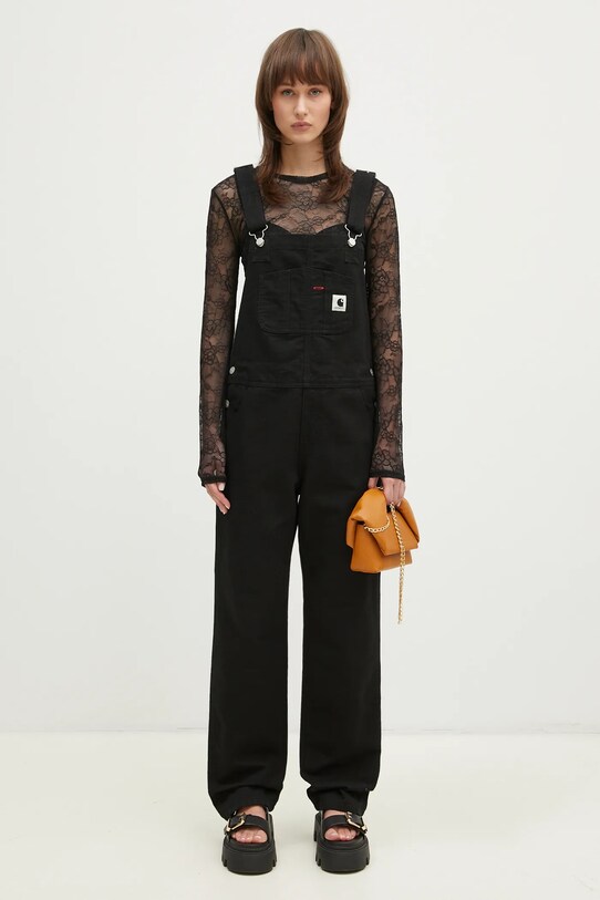 Дънков гащеризон Carhartt WIP Bib Overall Straight I034322.8902 черен