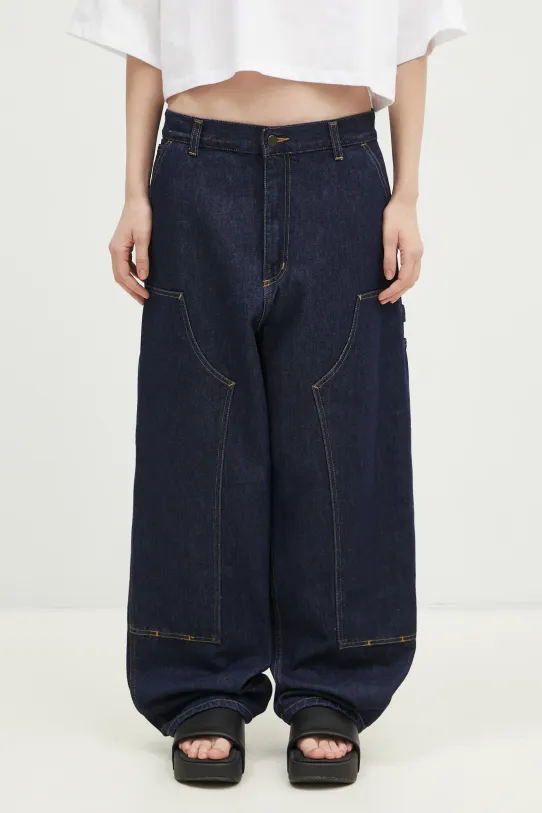 Rifle Carhartt WIP Brandon Double Knee Pant modrá I034635.102