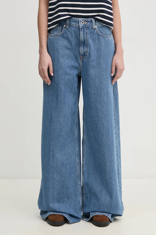 Pepe Jeans jeansy WIDE LEG JEANS UHW JAIMY Planet friendly niebieski PL204740ID1