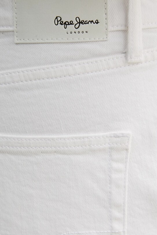Džíny Pepe Jeans STRAIGHT JEANS HW ROBYN bílá PL204901TC5