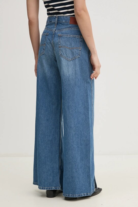 Дрехи Дънки Pepe Jeans WIDE LEG JEANS MW SLIT PL205001 син