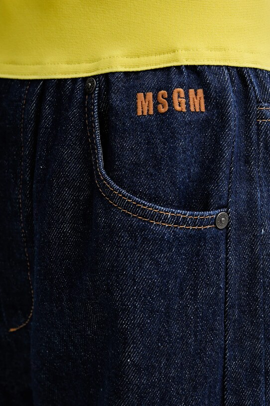 MSGM jeansy granatowy 3842MDP236.257238