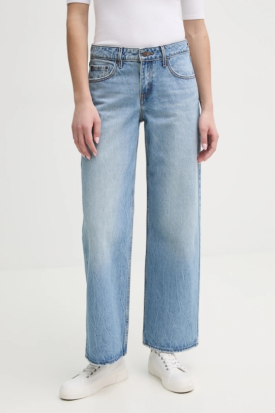 Levi's jeansy LOW LOOSE niebieski A5566