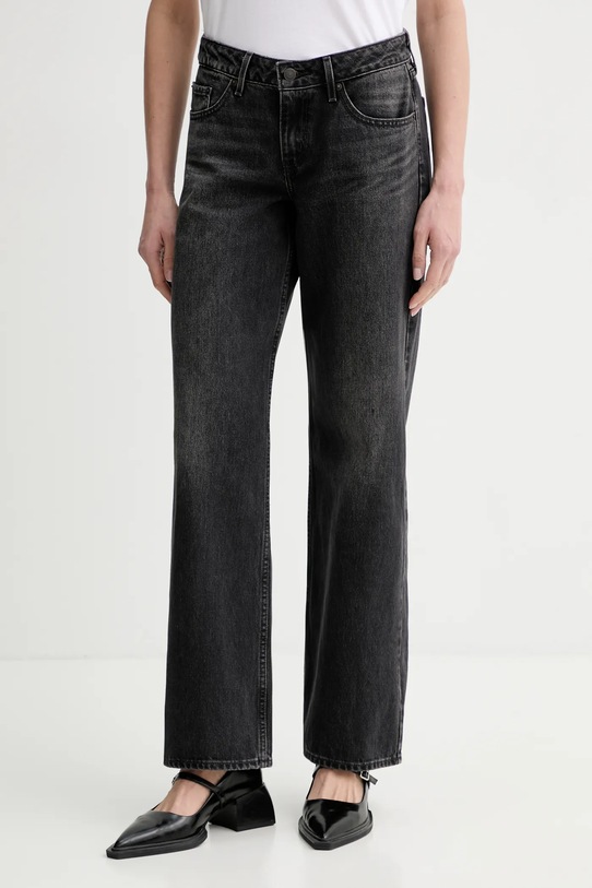 Τζιν παντελόνι Levi's LOW LOOSE μαύρο A5566