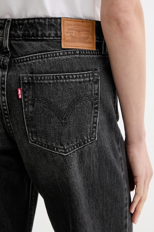 Levi's jeansy LOW LOOSE czarny A5566