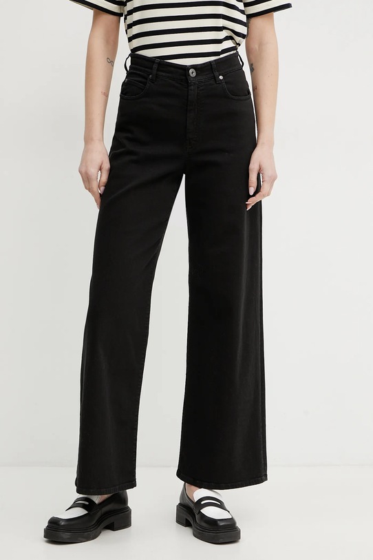 Weekend Max Mara blugi din bumbac negru 2515131011600