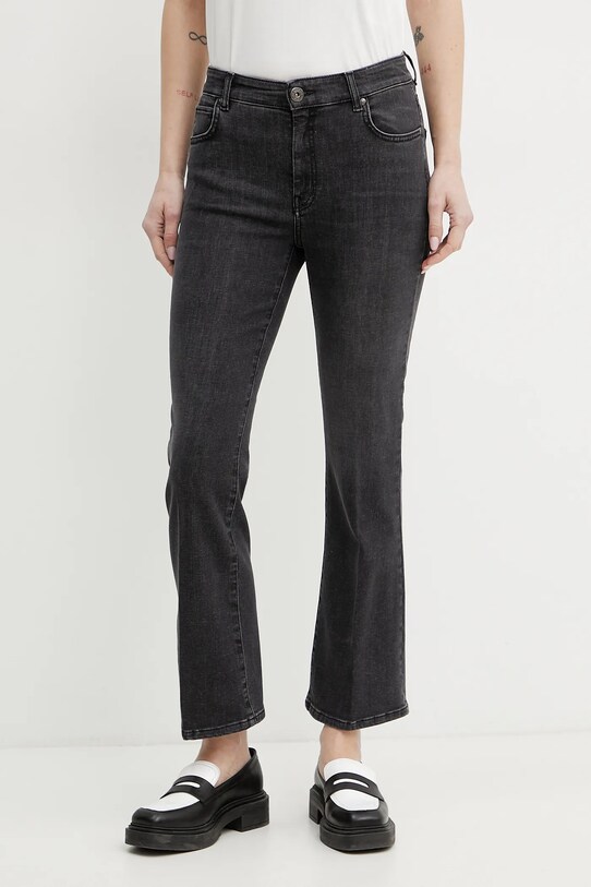 Weekend Max Mara jeansy czarny 2515181011600