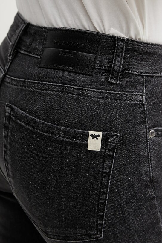 Weekend Max Mara jeansy czarny 2515181011600