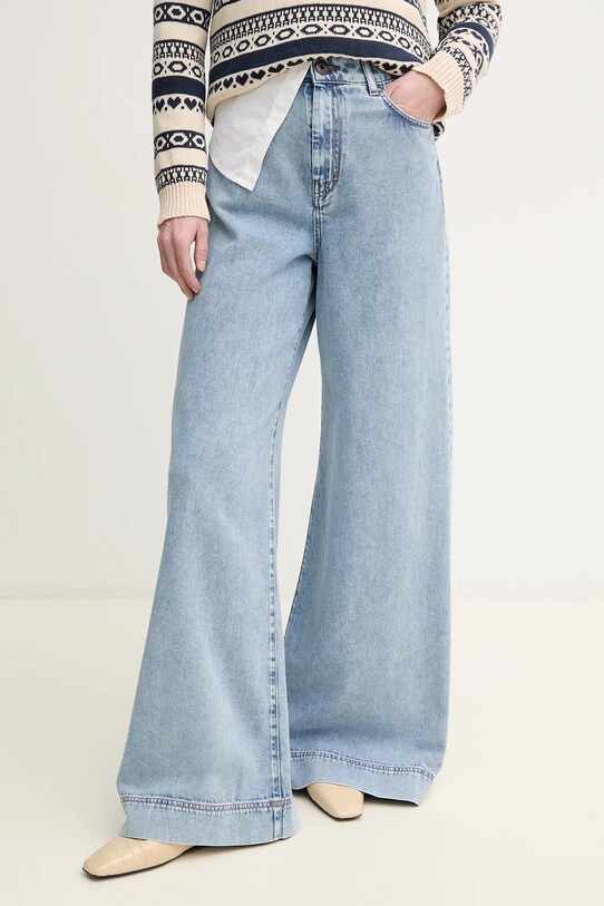 Weekend Max Mara jeansy niebieski 2515181061600