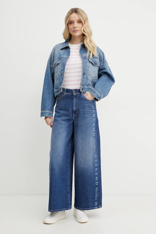 Weekend Max Mara jeansy 2515181091600 granatowy SS25