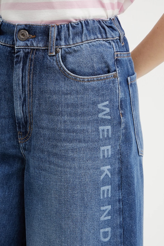 Weekend Max Mara jeansy granatowy 2515181091600