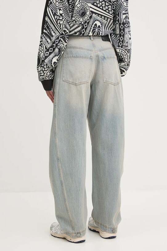 Одяг Бавовняні джинси adidas Originals DENIM BN PANT JX9212 блакитний