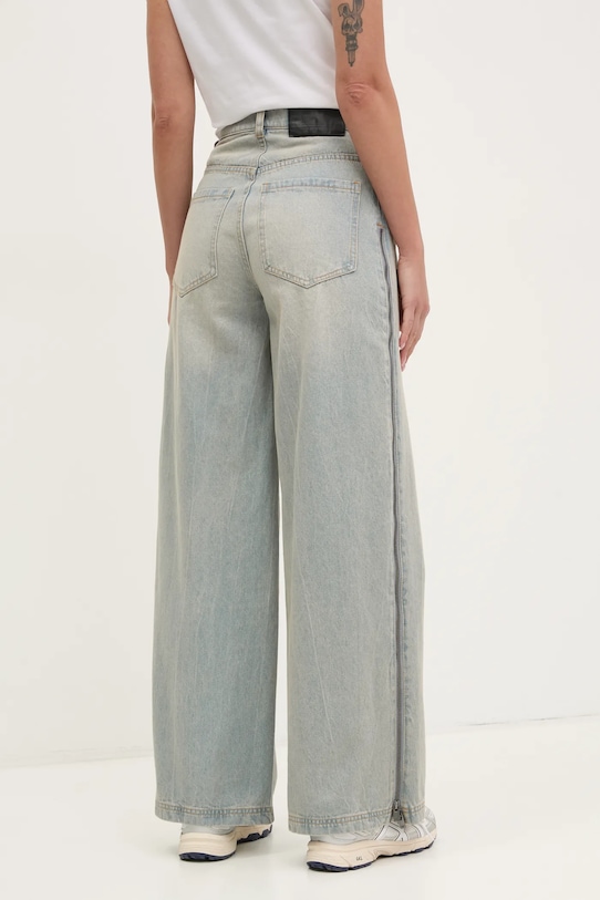 Одежда Джинсы adidas Originals DENIM ZIP PANT JX9210 голубой