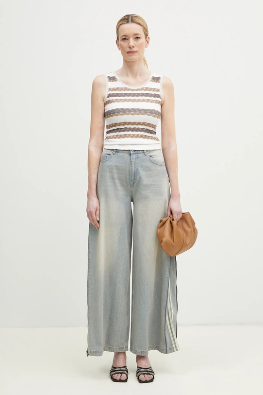 Дънки adidas Originals DENIM ZIP PANT JX9210