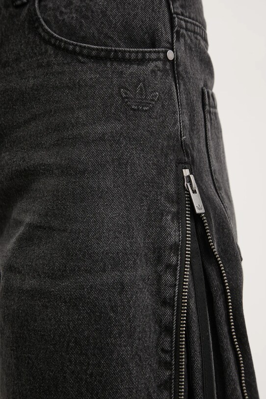 Kavbojke adidas Originals DENIM ZIP PANT JX9211 črna