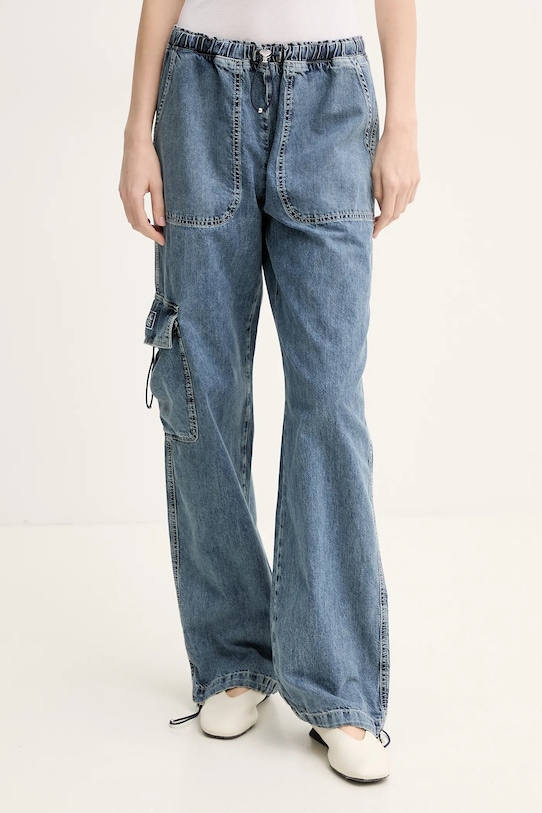 Moschino Jeans jeansy bawełniane niebieski 0320.3721