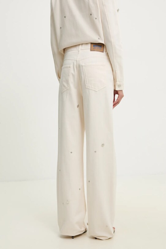 Odzież Moschino Jeans jeansy 0323.3718 beżowy