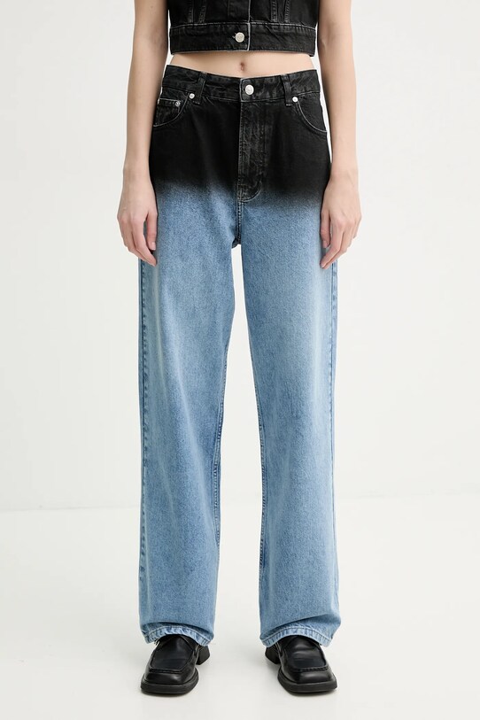 Moschino Jeans jeansy bawełniane niebieski 0309.3719