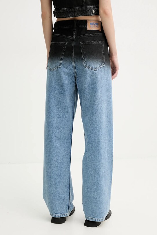 Odzież Moschino Jeans jeansy bawełniane 0309.3719 niebieski