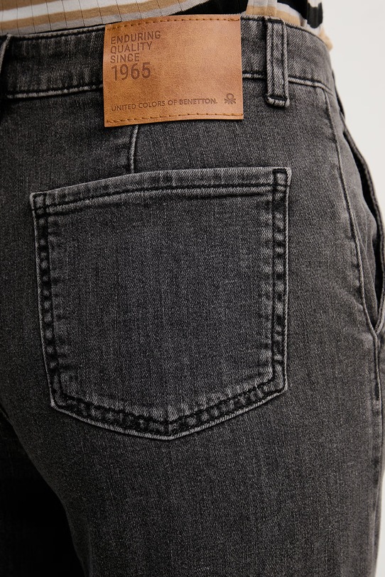 United Colors of Benetton jeansy wide leg damskie szary 4TUT574X5