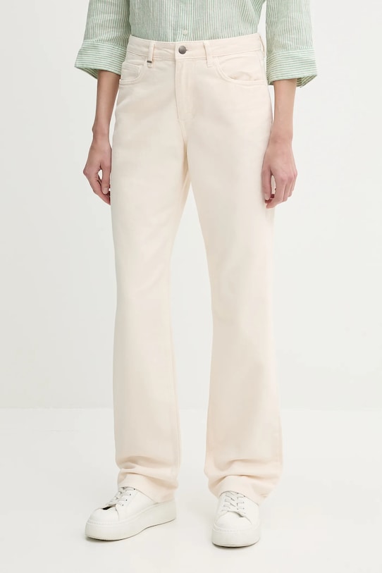 Βαμβακερό τζιν United Colors of Benetton μπεζ 4RZVDE00J
