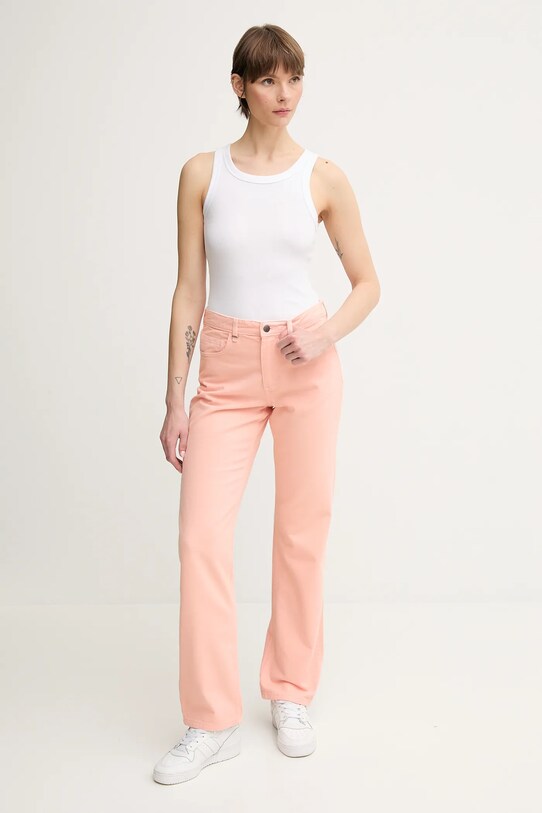 United Colors of Benetton jeansy bawełniane 4RZVDE00J różowy SS25
