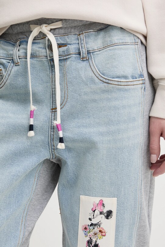 Desigual pantaloni de trening MINNIE albastru 25SWDD72
