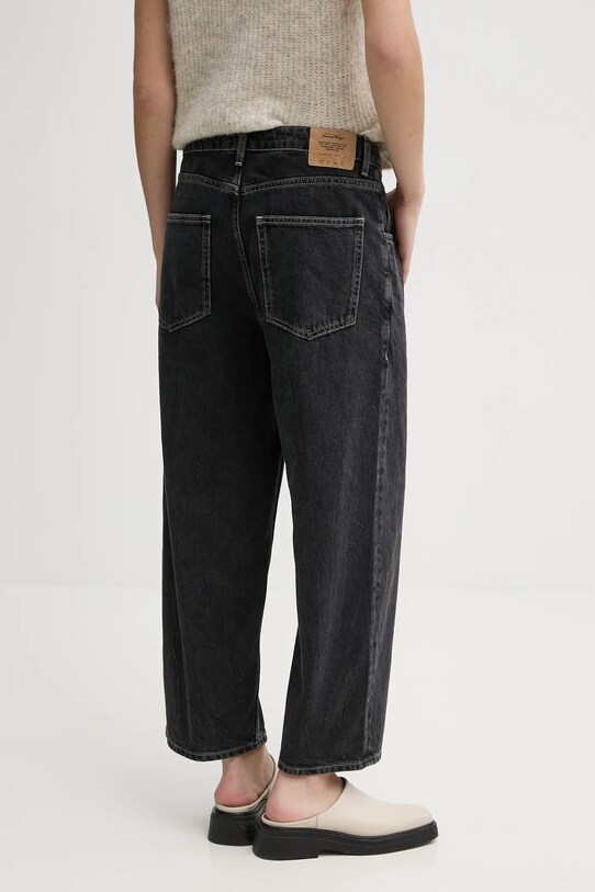 Odzież American Vintage jeansy YOP11IE25 czarny