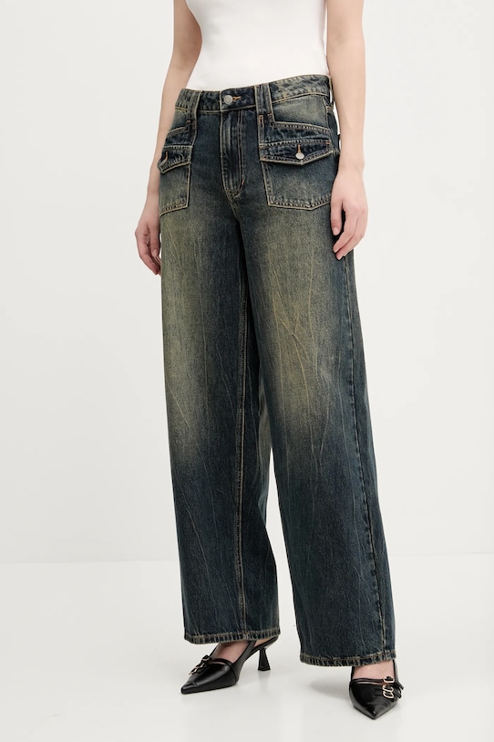 Τζιν παντελόνι Guess Originals σκούρο μπλε W5RG02.D4XY0