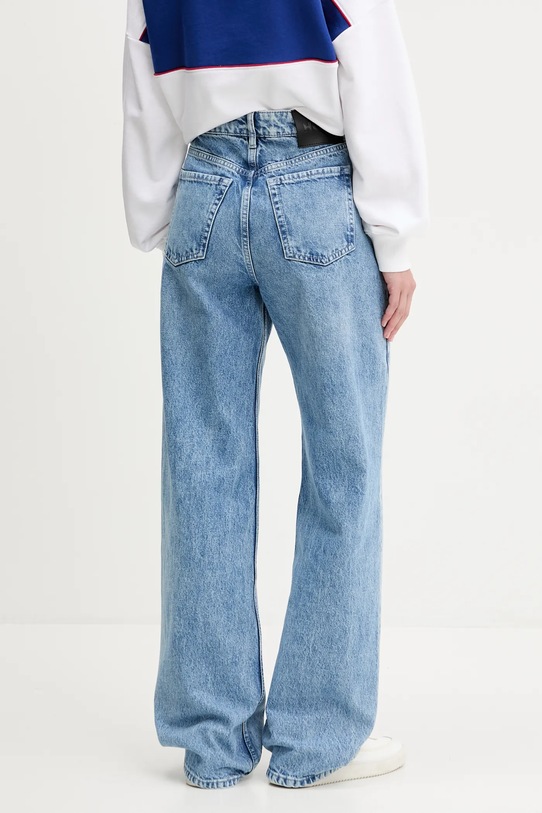 Odzież HUGO jeansy bawełniane 50539756 niebieski