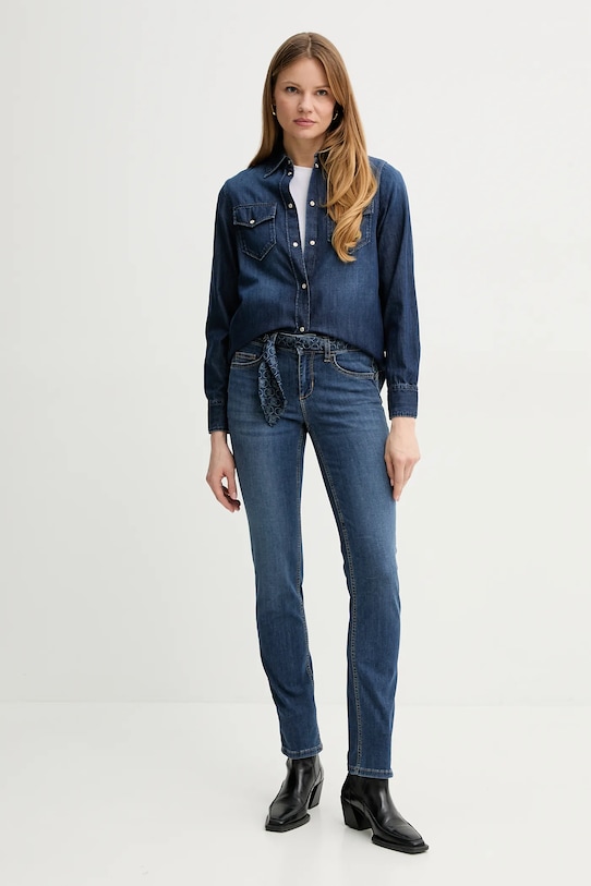Liu Jo jeansy UA5016.D0242 granatowy SS25