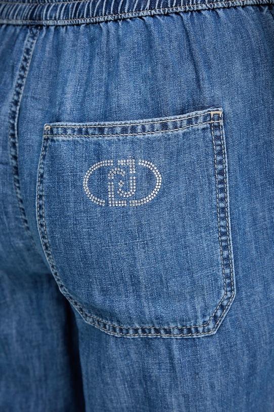 Τζιν με μείγμα από λινό Liu Jo μπλε UA5235.D0233