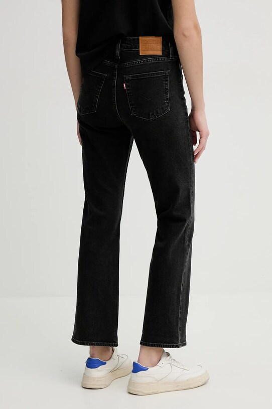 Odzież Levi's jeansy 725 AUTHENTIC KICK BOOT 001W1 czarny