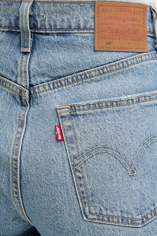 Levi's jeansy 501 CROP niebieski 36200