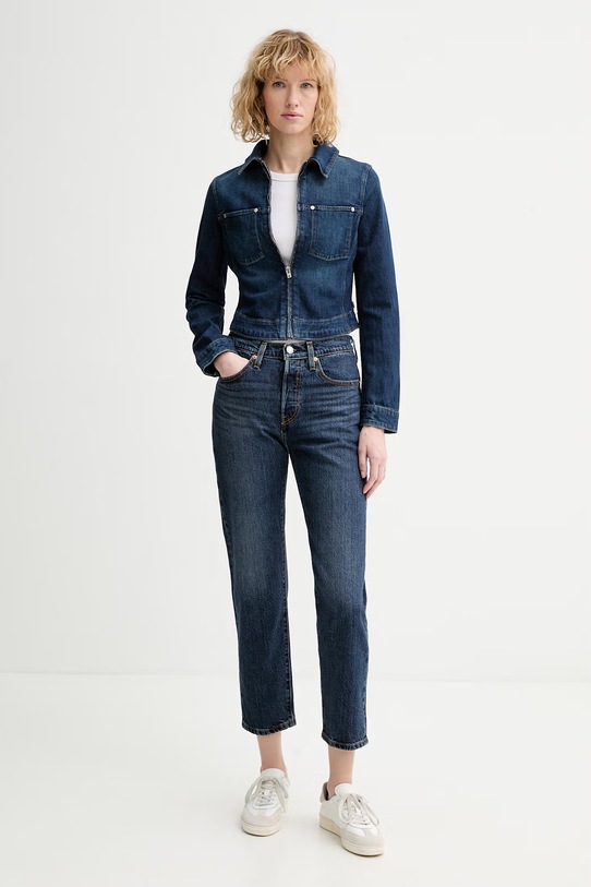 Levi's jeansy 501 CROP 36200 niebieski AA00