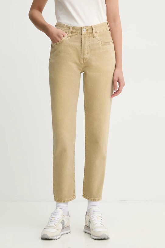 Rifle Levi's 501 CROP zelená 36200