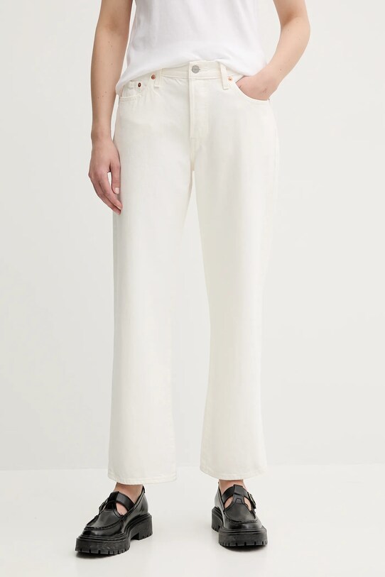 Levi's jeansy 501 90s ANKLE beżowy A9150