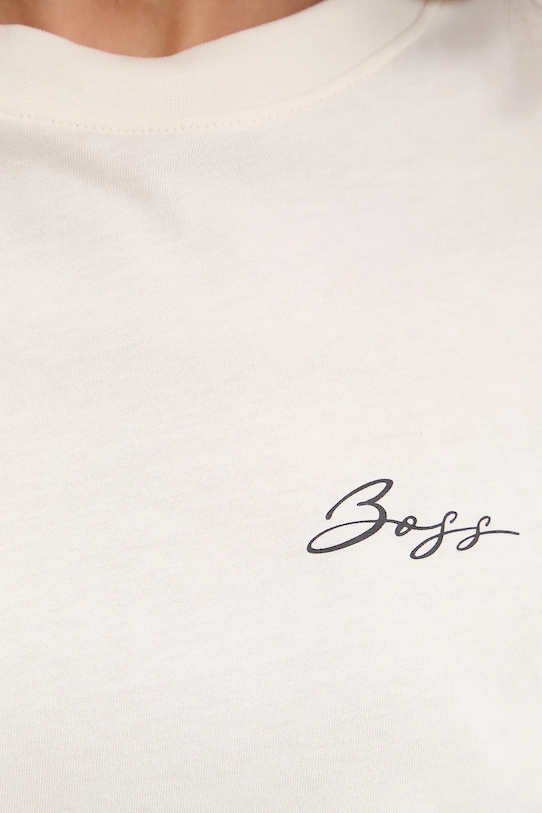 BOSS Orange t-shirt bawełniany 50540441 beżowy