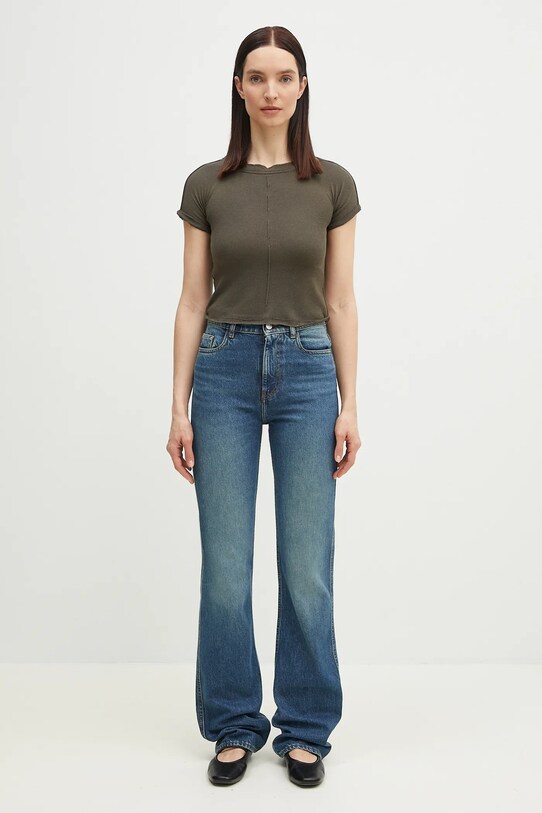 Coperni jeans Straight Leg Denim COPP78F2022 bleumarin