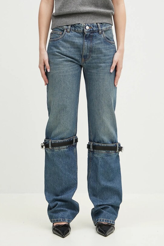 Coperni jeans Hybrid Denim bleumarin COPP32F2014